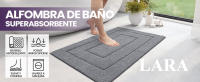 Alfombra de baño de microfibra lavable a máquina, suave, antideslizante y súper absorbente - details 0