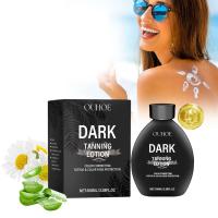 Loción autobronceadora de larga duración, bronceador de trigo oscuro, bronceador sin sol para cara, cuerpo, solárium, crema hidratante nutritiva para bronceado falso - details 2