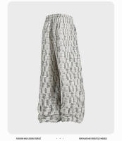 Pantalones de cuadros de verano 2025 para hombres, sueltos, de color sólido, casuales, drapeados, de secado rápido, deportivos. - details 9