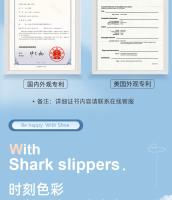 Zapatillas de tiburón con suela gruesa, transpirables, para interiores del hogar, resistentes al desgaste, antideslizantes. - details 1