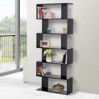 Estantería para Libros Moderna Librería con 6 Estantes para Comedor Salón Estudio 80x23x192 cm Negro - details 3