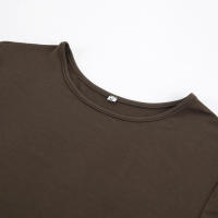 Vestido largo ajustado de punto marrón para mujer, nuevo estilo, otoño e invierno, moda - details 19