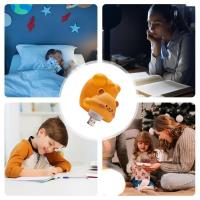 Luz de oso 7 colores que cambian USB luz de noche de bebé Control de voz Animal niños lámpara de noche regulable lámpara de noche de cabecera lindo oso - details 3