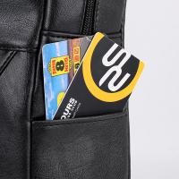 Mochila vintage de cuero impermeable para hombre, bolso de hombro para ordenador portátil de 15,6 pulgadas, para estudiantes universitarios - details 35