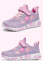 Zapatos informales a la moda para niñas, zapatillas transpirables de malla ligera para niños, Tenis de verano para niños, bonitos zapatos deportivos para correr con dibujos animados - details 18