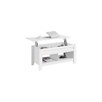 Mesa de Café Elegante y Ajustable con Cajón Estilo Moderno para Sala de Estar - details 6