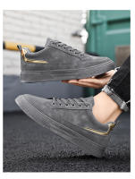 Nuevos zapatos de moda para hombre con suela gruesa resistente al desgaste, zapatos de plataforma suave, versátiles e informales. - details 15