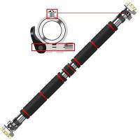 Barra de dominadas para puerta, No requiere tornillos, barras de inmersión ajustables para gimnasio en casa, ejercicio, Fitness - details 0