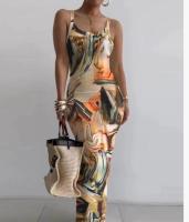 Moda mujer nueva tendencia Z Color sólido Sexy elegante Godde Single ulder Drees - details 38