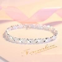 Pulsera de plata de ley  de alta calidad para mujer, cadena multiestilo para fiesta de boda, regalo de joyería hermosa - details 7