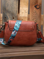 Nuevo bolso de mujer 2025 tejido retro flujo de sillín barba diagonal span bag - details 9