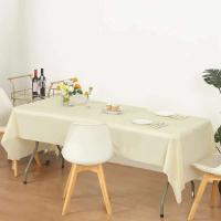 Mantel de PEVA con superposiciones de tela para bodas, Navidad, ducha, cumpleaños, eventos, banquetes, mesa de comedor para el hogar - details 0