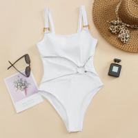 Conjunto de Bikini de Una Pieza para Mujer Traje de Baño Sexy con Espalda Descubierta, Bikini de Cintura Baja, Bañador con Tirantes Huecos - details 9