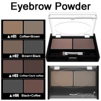 Con pincel para niñas, Kit cosmético resistente al agua de 2 colores, paleta potenciador de cejas, polvo para cejas, sombra Nasal, herramientas de maquillaje - details 0