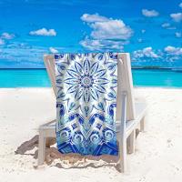 Toallas de playa de secado rápido de microfibra, toalla absorbente Boho con estampado de gran tamaño, súper manta para piscina - details 8
