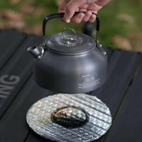 3 unids/set Camping al aire libre olla para cocinar agua hervidor de agua juego de utensilios de cocina portátiles vajilla senderismo Picnic - details 4
