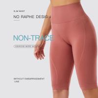 Pantalones Cortos Deportivos de Cintura Alta para Mujer Mallas Push Up para Entrenamiento, Control de Barriga, Yoga, Correr, Fitness, Gimnasio - details 2