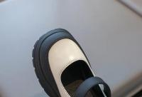 Zapatos de cuero para niños y niñas, calzado de boca baja, moda de Corea del Sur, fondo grueso, Simple, versátil, Primavera, 2024 - details 19