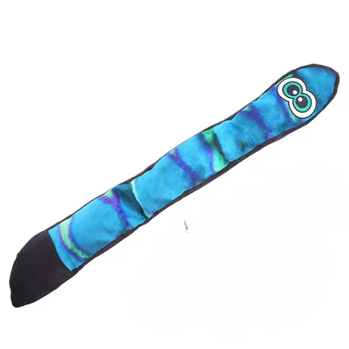 Juguete de Peluche de Serpiente de Ojo Largo Juguete de Masticar para Perros Tough - 1