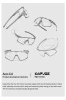 Gafas de Sol KAPVOE UV400 Lente Ultra Clara Padilla Ajustable Ligera Para Ciclistas y Corredores - details 18