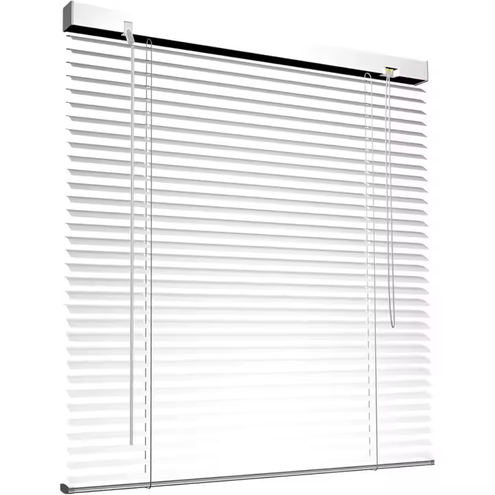 Persiana Veneciana De PVC ,40x90cm / 60x180cm / 90x180cm / 120x180cm / 150x180cm .Color Blanco / Gris. - 1