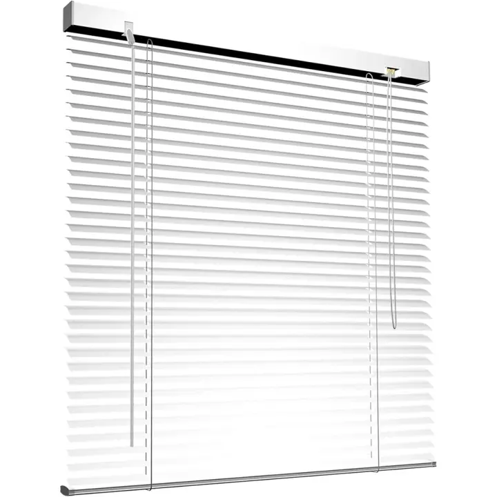 Persiana Veneciana De PVC ,40x90cm / 60x180cm / 90x180cm / 120x180cm / 150x180cm .Color Blanco / Gris. - 1