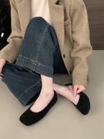 Zapatos individuales esponjosos de moda de gama alta nuevos zapatos planos de hadas con temperamento de brisa nocturna francesa zapatos de algodón de terciopelo de invierno femenino - details 6