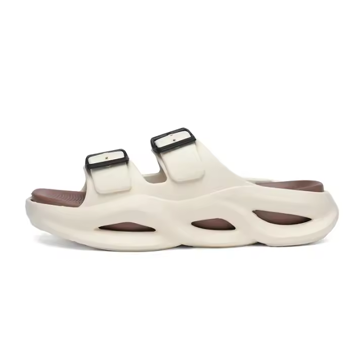 Zapatillas de verano para hombre, nuevas sandalias para interiores y exteriores, zapatos informales de playa, chanclas ligeras y de suela blanda para hombre, anti sli - 1