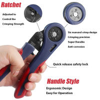 WOZOBUY Ferrule Sleeves Terminal Crimping Tools Mini Electrical Pliers Crimping Pliers & Ferrule Terminals Set Hand Tools - details 6
