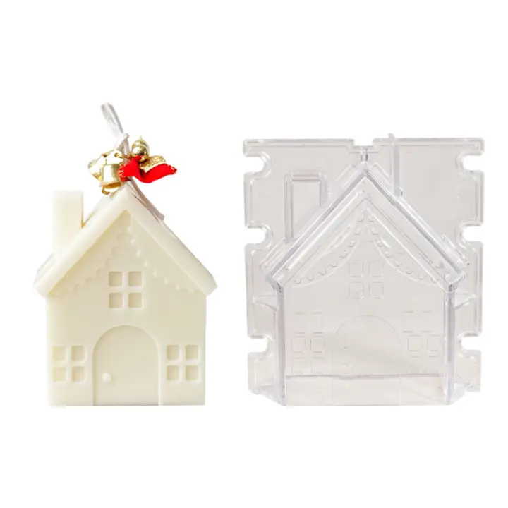 Molde de silicona para decoración navideña, vela de aromaterapia de Papá Noel, bricolaje, yeso, regalos hechos a mano - 1