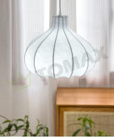 TOMAXIN-Lámpara de araña para sala de estar, dormitorio, estudio, seda, atenuación tricolor, 60CM - details 18