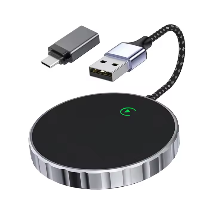 Adaptador de Carplay inalámbrico, actualización de Plug & Play, se convierte con cable en Dongle Carplay inalámbrico para coche - 1