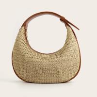 Bolsos cruzados de paja con asa superior para mujer, bolsos y bolsos de paja de verano, bolso de playa con bolso de hombro - details 0