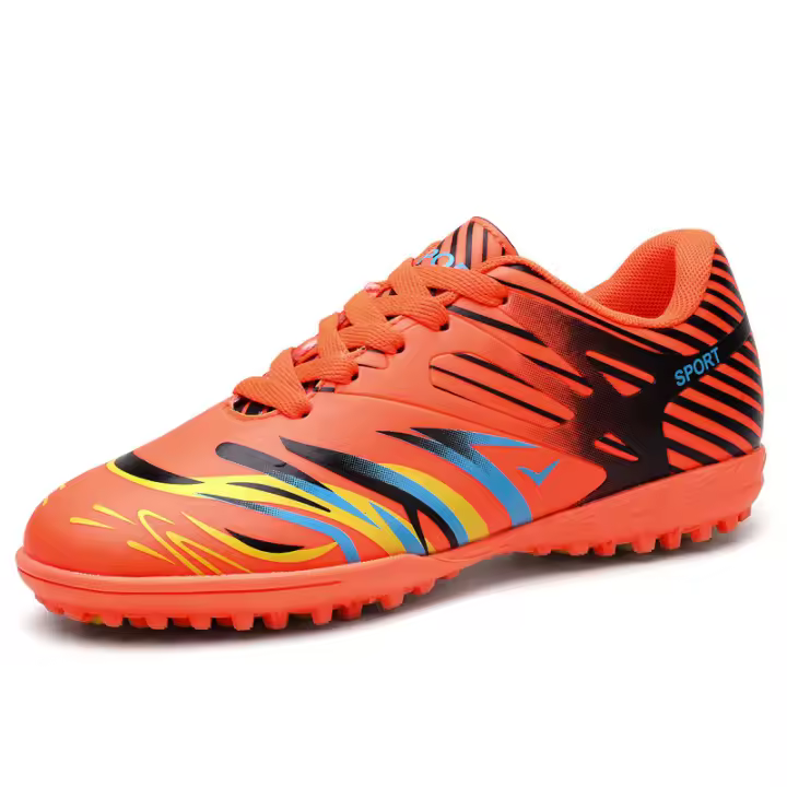 Zapatillas de fútbol de moda juvenil para niños, zapatos de entrenamiento integral para interiores y exteriores, con clavos rotos - 1