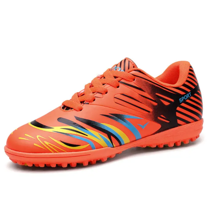 Zapatillas de fútbol de moda juvenil para niños, zapatos de entrenamiento integral para interiores y exteriores, con clavos rotos - 1