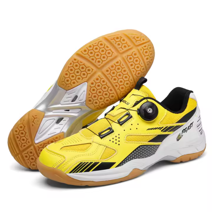 Zapatillas de tenis de mesa para entrenamiento deportivo en las cuatro estaciones, zapatillas de bádminton para hombres y mujeres, zapatillas de tenis transpirables con absorción de impactos para correr. - 1