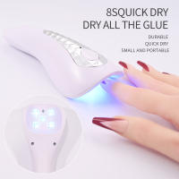 Mini lámpara de uñas recargable de mano con pantalla USB, herramienta hine, UV, LED, linterna, bolígrafo, 3W, # - details 6