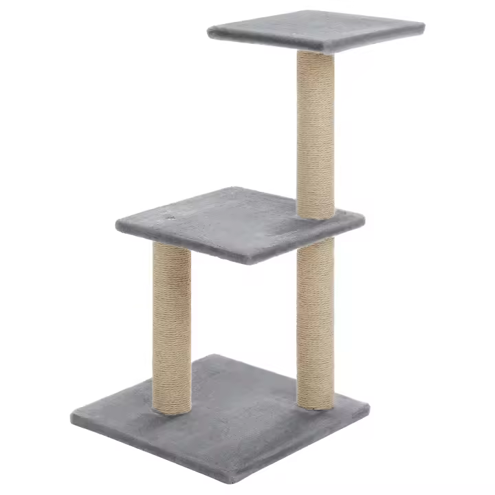 PAWZ Road Árbol para gatos pequeño con postes para rascar de Sisal y plataformas, torre para gatos para interior, rascador para gatos, accesorios para gatos, juguetes para gatos - 1
