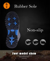 Botas de senderismo de alta calidad para hombre, zapatos de escalada cómodos para exteriores, botas de Trekking casuales deportivas antideslizantes, impermeables de gamuza - details 7