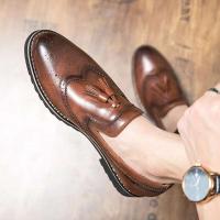Oficina Elegante Vestido De Negocios Cómodos Zapatos Formales Ligeros Puntiagudos para Hombres - details 7