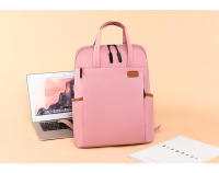 Mochila De trabajo simple para mujer, bolso de mano para ordenador portátil, mochila de hombro ligera informal, mochila de viaje de gran capacidad con cinturón de equipaje - details 8