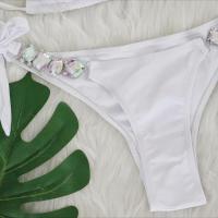 Bikini Sexy de Lujo con Diamantes de Imitación Color Sólido, Divisible, Accesorios de Cadena de Metal - details 29