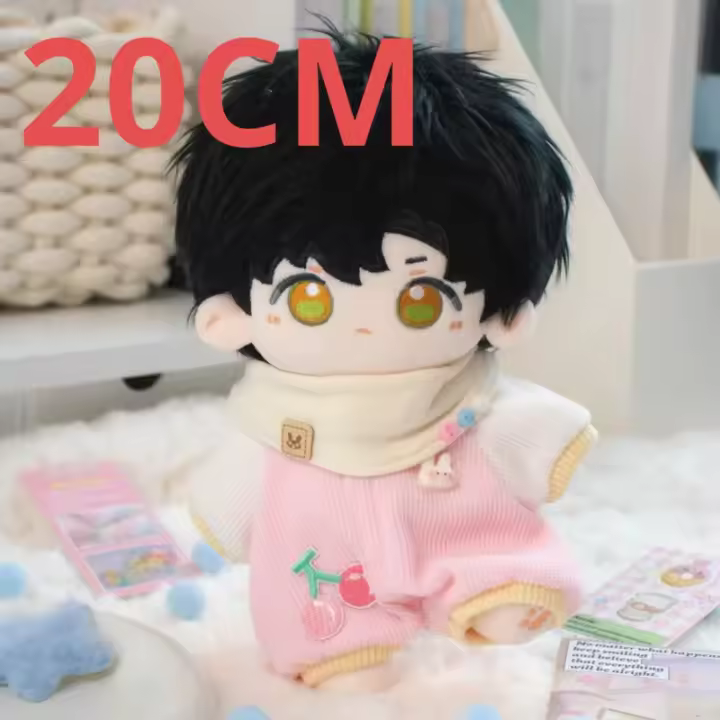 Juego de 20cm Love and Deepspace Xavier Zayne Rafayel ralayo Sylus Caleb muñeco de algodón de peluche ídolo muñeco de algodón relleno que cambia de ropa - 1