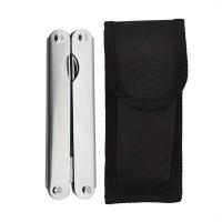 Alicates de combinación multifuncionales, herramientas para exteriores, destornillador, cuchillo plegable de acero inoxidable, caza táctica portátil plegable para exteriores - details 2