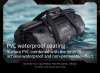 Bolsa de Asiento Trasera de Motocicleta MOTOCENTRIC Impermeable, Resistente al Desgaste, Gran Capacidad 46-66L, Diseño de Hebilla de Liberación Rápida, Reflectante Nocturno, Ligero - details 5