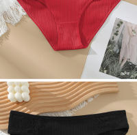 Bragas De Algodón Para Mujer, Ropa Interior Sexy De Cintura Media, Cómoda, Color Sólido, Lencería, suave y Cómodo - details 9