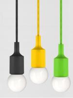 Luces colgantes de colores E27, lámparas colgantes de suspensión, bombillas Edison Vintage modernas, iluminación para Bar y - details 1