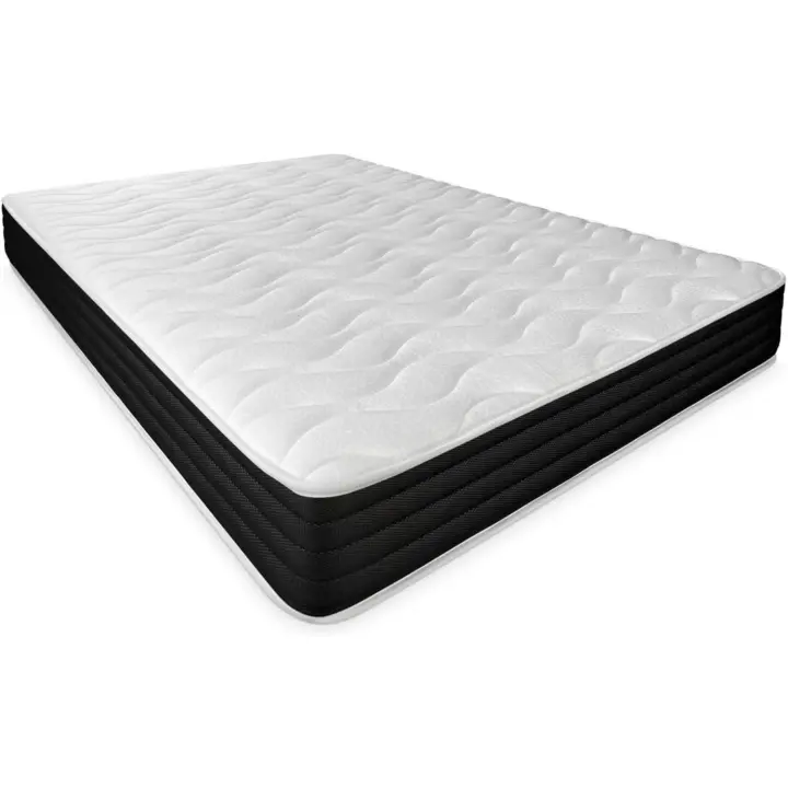 Colchón Viscoelástico Pocket Visco Reversible (Cara Invierno-Verano) Firmeza-Dureza Media-Alta, Grosor 20cm, Antiácaros, Antibacterias e Hipoalergénico, 90x190 - 1