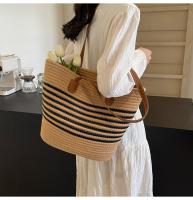 Bolso de Paja Grande para Mujer Estilo Nuevo, Capacidad de Bolso de Playa, Bolso de Hombro Único, Bolso de Paja para Mujer - details 11