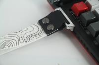 Hebilla de Cinta de Aluminio Personalizable para Teclado Wooting Diseño Brillante Metálico, Duradero, Accesorio de Juego con Estilo DIY - details 9